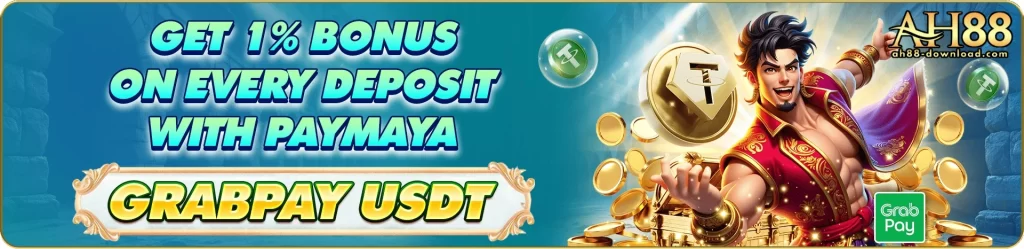 AH88 promotions page showing welcome bonus offer with casino rewards and mobile access